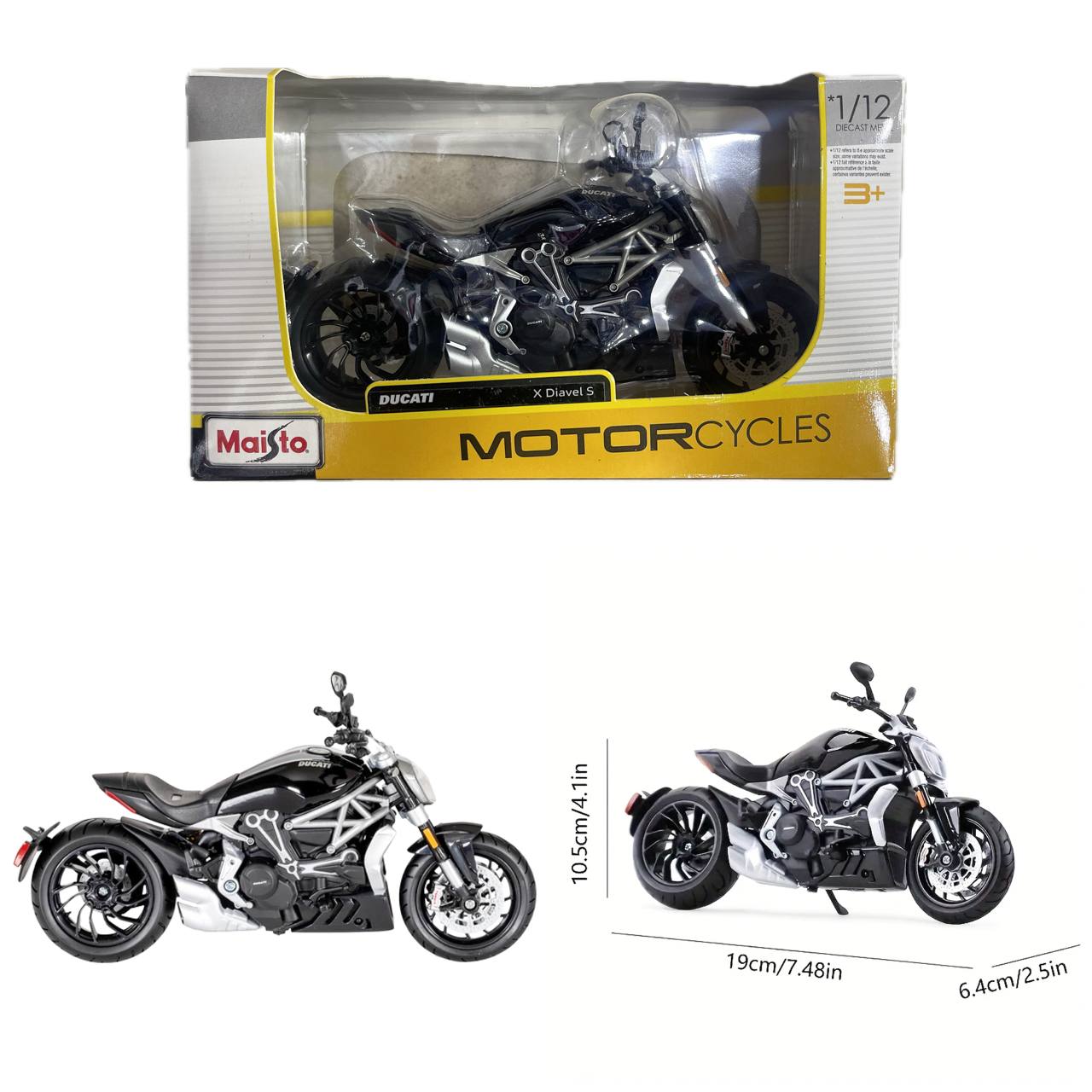 ماکت موتور دوکاتی X-DIAVEL کپی مایستو 1:12